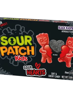 Sour Patch Kids Sour Hearts Black Raspberry 87g