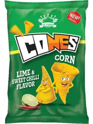 Master Cones Corn Lime & Sweet Chilli Flavour 100g