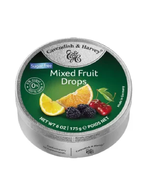 Cavendish & Harvey Sugar Free Mixed Fruit Drops 175g