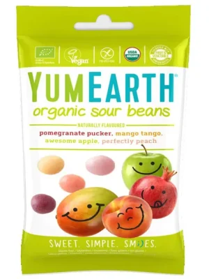 Yum Earth - Organic Sour Beans 50g