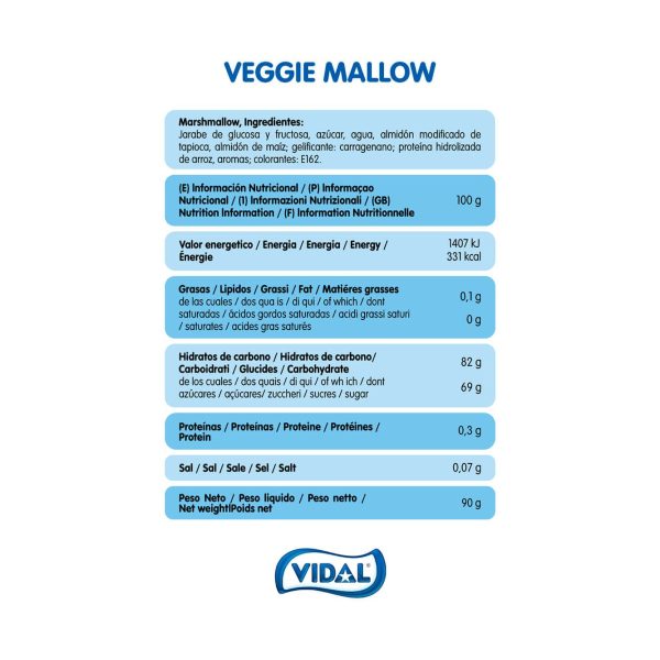 Vidal Veggie Mallow 90g