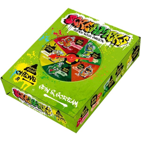 ZED Screamers Spin and Scream Chewy Candy 90g