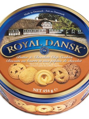 Royal Dansk Butter And Chocolate Chip Biscuits 454g