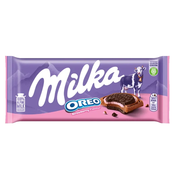 Milka Oreo Strawberry Sandwich 92g