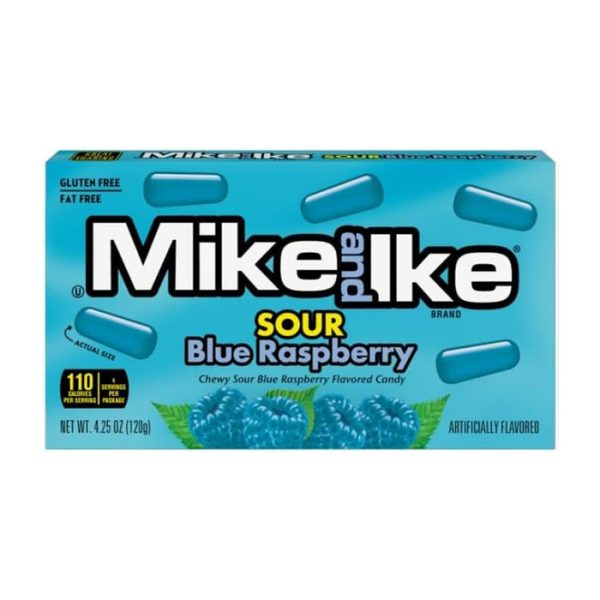 Mike & Ike Sour Blue Raspberry Theatre Box 120g