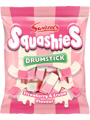 Squashies-S&C-NEW-500x500 Swizzels Drumstick Squashies Strawberry & Cream 140g