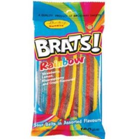 Brats Rainbow Belts 160g