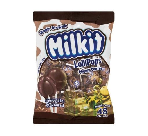 Milkit Magic Brownie Chocolate Lollipops 48's • Tasko Sweets