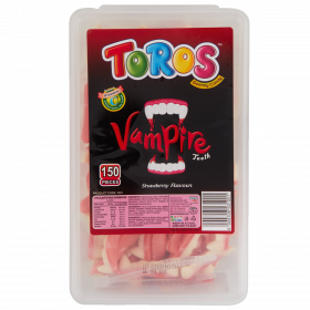 Toros Vampire Teeth - Strawberry (125's)