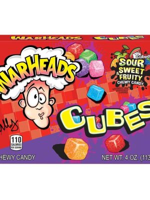 Warheads Sour Chewy Cubes 113g