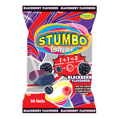 Stumbo Candy Blackberry 50's • Tasko Sweets