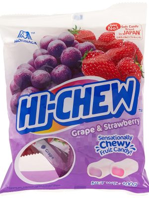 Hi-Chew Candy Bag 100g (Grape & Strawberry)