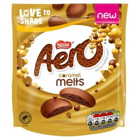 Aero Melts Caramel Milk Chocolate Sharing Bag 86g