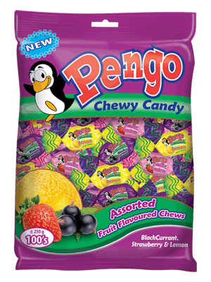 Pengo Chews Fruit Assorted 100’s