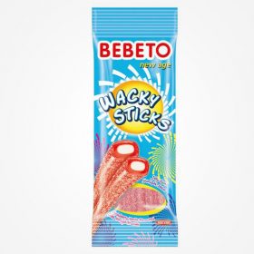 Bebeto Strawberry Wacky Sticks 75g