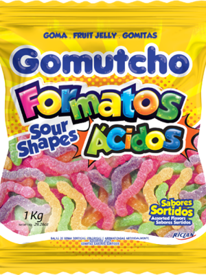 Gomutcho Sour Worms 1kg