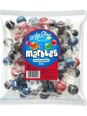 Lucky Star Sweets Marbles Tongue Painters - 50s