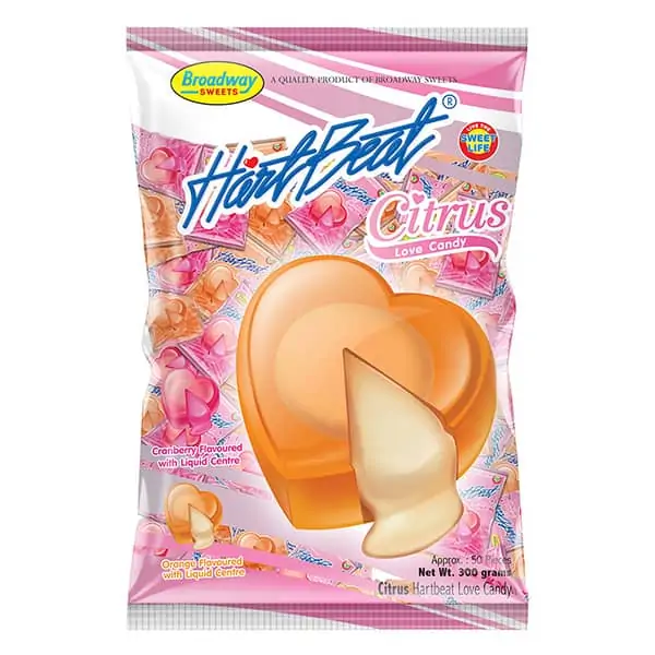 Hartbeat Love Candy Citrus Assorted 50 (300g