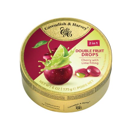 Cavendish & Harvey Cherry Candy with Lime Filling 175g