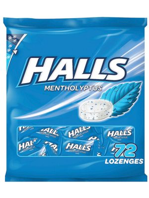 Halls Menthol Eucalyptus 72's