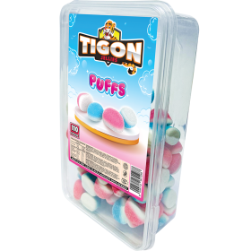 Tigon Jellies Puffs ( Blue & Pink) 110 Pieces
