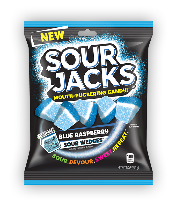 Sour Jacks Blue Raspberry 142g – Tasko Sweets