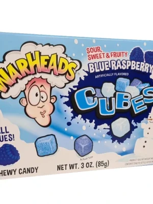 Warheads Blue Raspberry Cubes Theatre Box (85g)