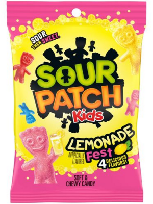 Sour Patch Kids Lemonade Fest Peg Bag 102g