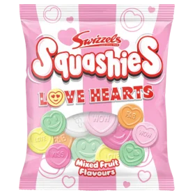 Swizzels Squashies Love Hearts Mixed Fruit Flavour 120g