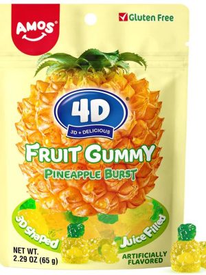 919032_1 Amos 4D Fruit Gummy - Pineapple