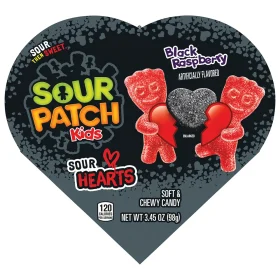 Sour Patch Kids Sour Hearts Black Raspberry - 98g
