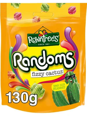 Rowntree's Randoms Fizzy Cactuz Sweets Sharing Bag 130g