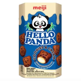 Meiji's Hello Panda Cookies & Cream filled cookies 42g