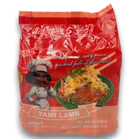 Chef Yum Instant Noodles 5 Pack x 65g - Yami Lamb