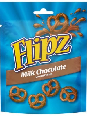 800013111 Flipz Pretzels Milk Chocolate Flavour Snacks 90g