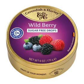Cavendish & Harvey Sugar Free Wild Berry Drops 175g