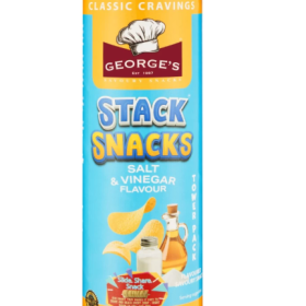 George's Stack Snacks 100g - Salt & Vinegar