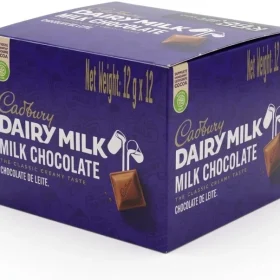 Cadbury 12g Milk Chocolate (1 Box of 12 units)