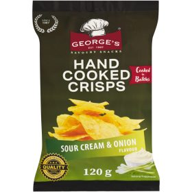 George Crisp Sour Cream & Onion Chips 120g